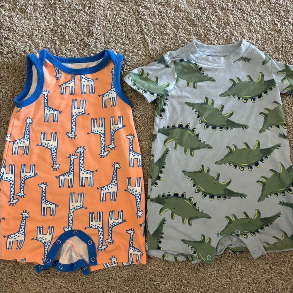 Cat & Jack AND Carters Boy onzies